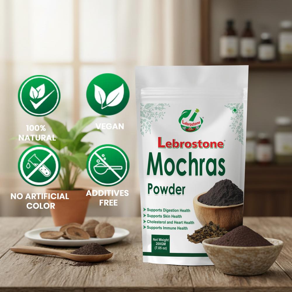 Lebrostone Mochras Powder | Cooling, Digestive & Energy Support | Anti-inflammatory |200g