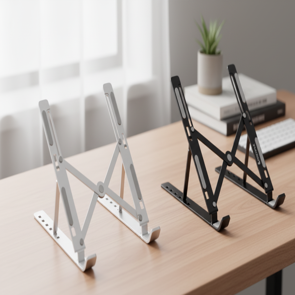 Portable Aluminum Alloy Adjustable Foldable Laptop Stand