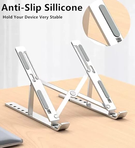 Portable Aluminum Alloy Adjustable Foldable Laptop Stand