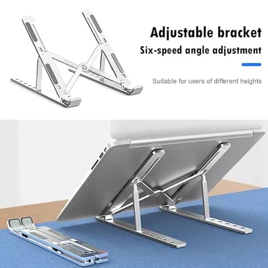Portable Aluminum Alloy Adjustable Foldable Laptop Stand
