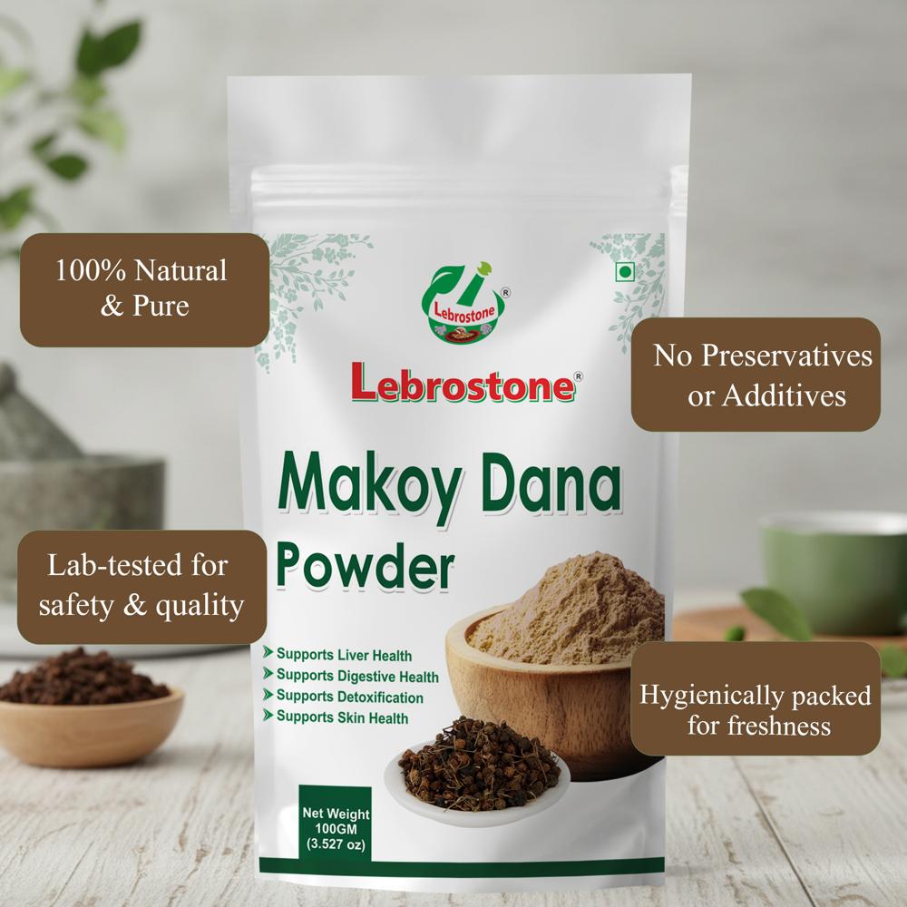 Lebrostone Makoy Dana Powder  Supports Liver Health, Digestion & Blood Purification(100g)