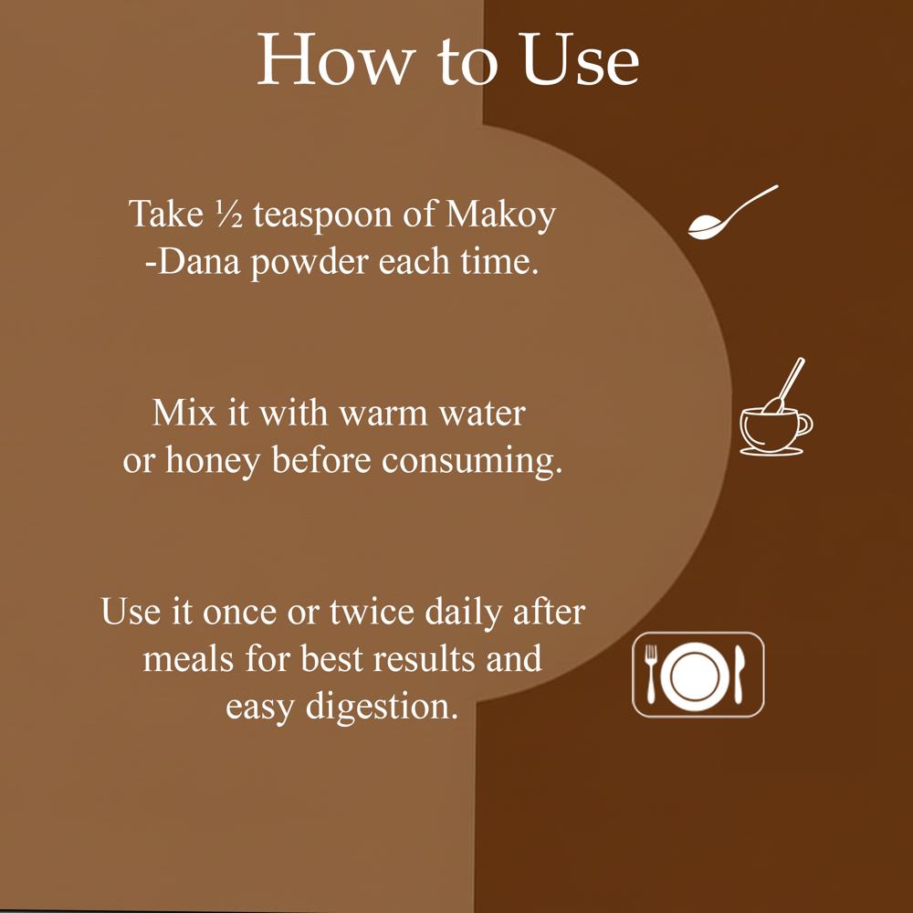 Lebrostone Makoy Dana Powder  Supports Liver Health, Digestion & Blood Purification(100g)