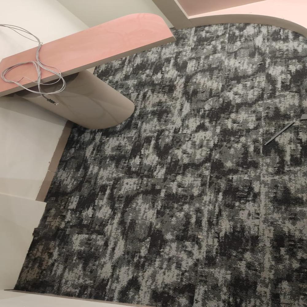 Carpet Tiles - Color: Cream