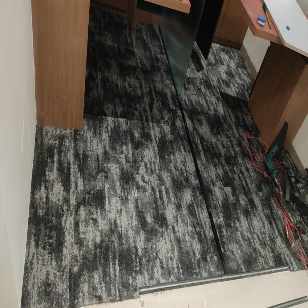 Carpet Tiles - Color: Cream