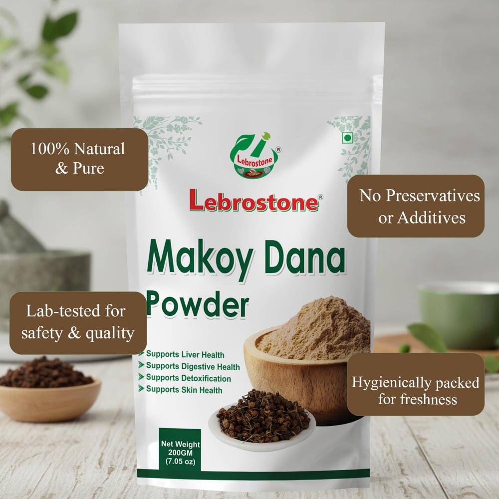 Lebrostone Makoy Dana Powder  Supports Liver Health, Digestion & Blood Purification(200g)