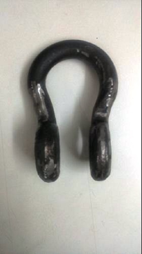 Eye Hook Forgings - Steel Material, Shot Blasted Finish, Zinc Plated, Color Black | Natural Finishing For Hardware Applications