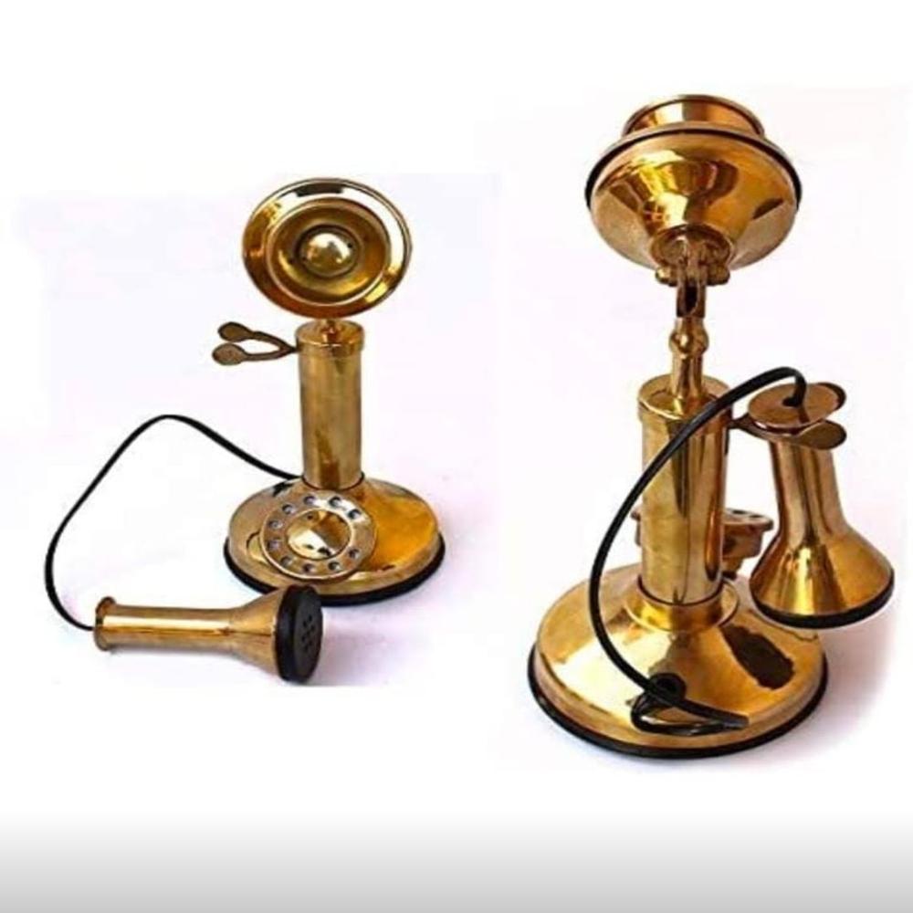 Antique Brass Dummy Telephone