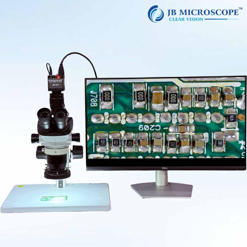 Wifi Industrial Microscope Camera Jbm-wf5 - Abs Plastic, 135x35mm, Black | 2mp Cmos, 1080p Hd, Wifi, 8-100x Zoom, Rechargeable Battery