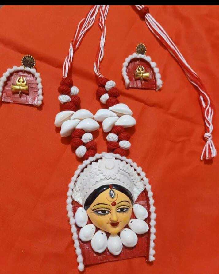 Cotton Less Durga Murti Set