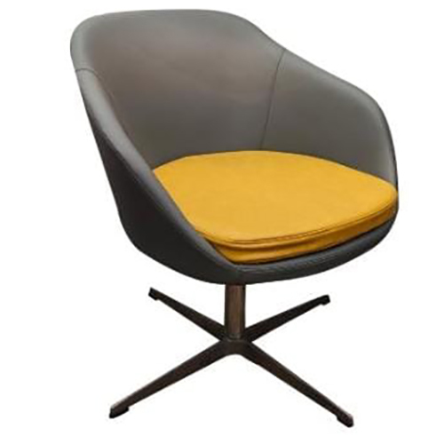 Cushion Lounge Chair - Color: Light Grey (Cushion)