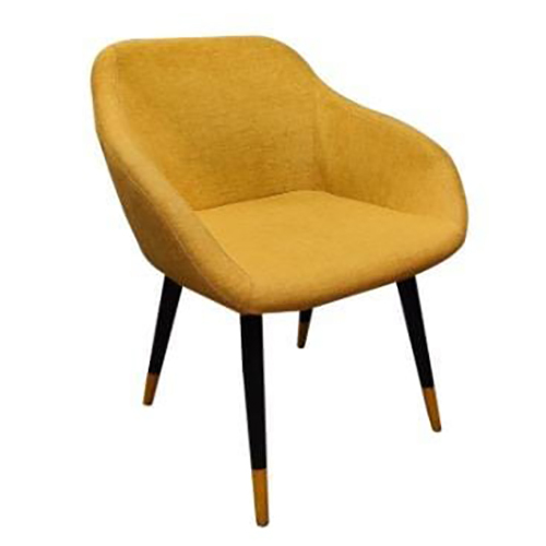 Alex (F) Lounge Chair Wooden Legs - Color: Light Grey Seat