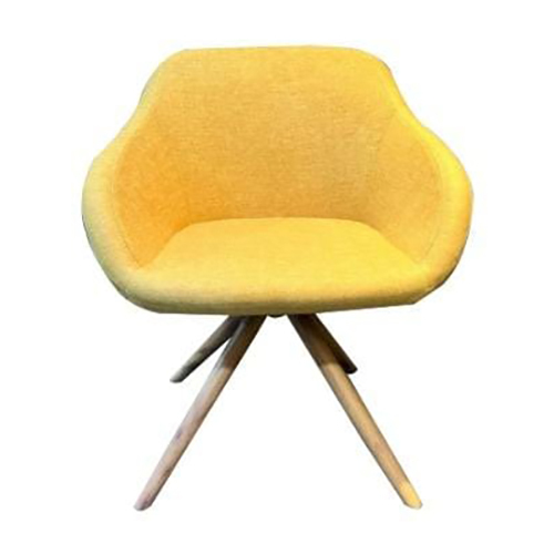 Jesper Home Kushi Dining Lounge Chair - Color: Natural Wood Base