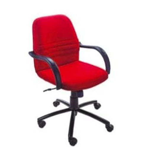 Medium Back Classic Cushion Office Director Chair - Color: Black