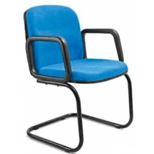 Medium Back Classic Cushion Office Fixed Desk Chair - Color: Black