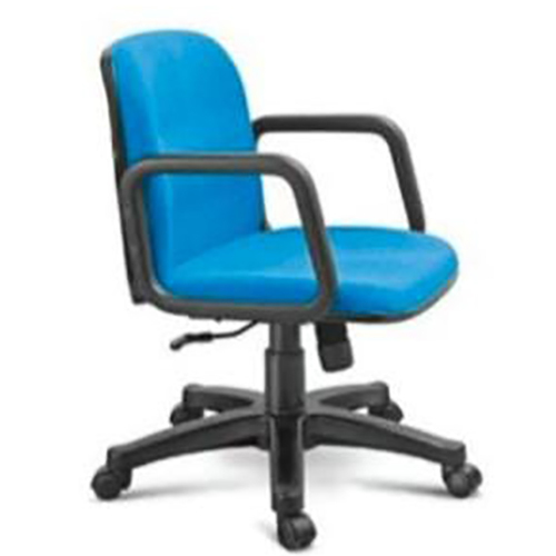 Medium Back Godrej Cushion Office Director Chair - Color: Black