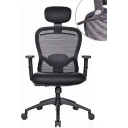 High Back Butterfly Mesh Chair - Color: Black (Backrest)