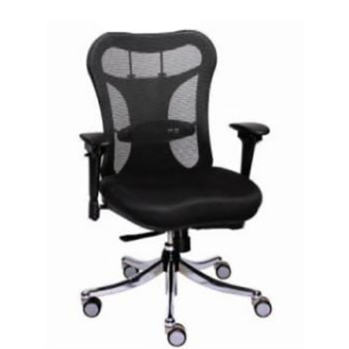 Midium Back Mesh Ergonomic Director Chair - Color: Black