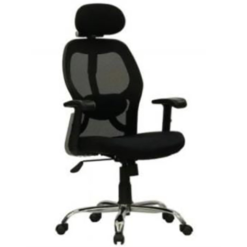 High Back Matrix Mesh Ergonomic Director Office Chair - Color: Black/Grey (Mesh And Frame)