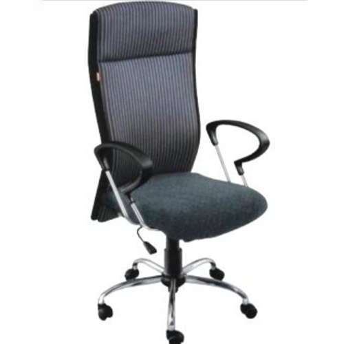 High Back Revolving Chair - Color: Black