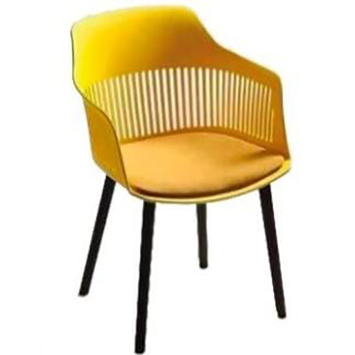 Cafe Nylon Body Seat Cushions Chair - Color: Black (Frame)