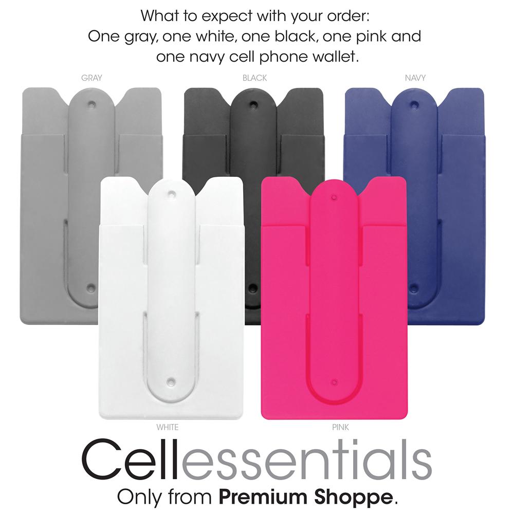 2-in-1 Silicone Mobile Wallet with Integrated Pop-Out Phone Stand (SS-509)