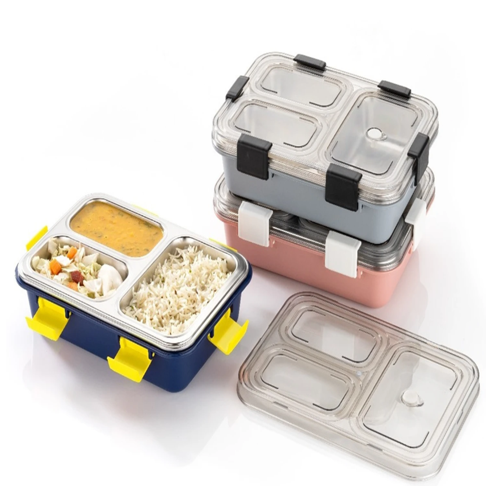 Stainless Steel Hunger Lunch Box - Capacity: 1000 Milliliter (ml)