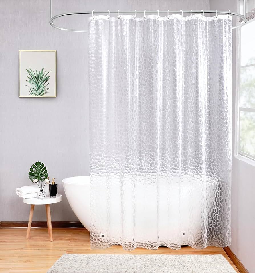 Shower Curtain - Color: Blue Patterned