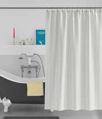 White Shower Curtain