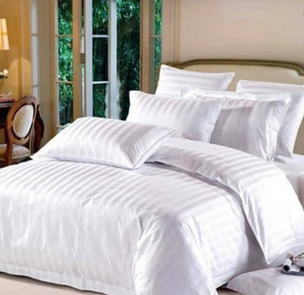 Cotton White Hotel Bedsheet