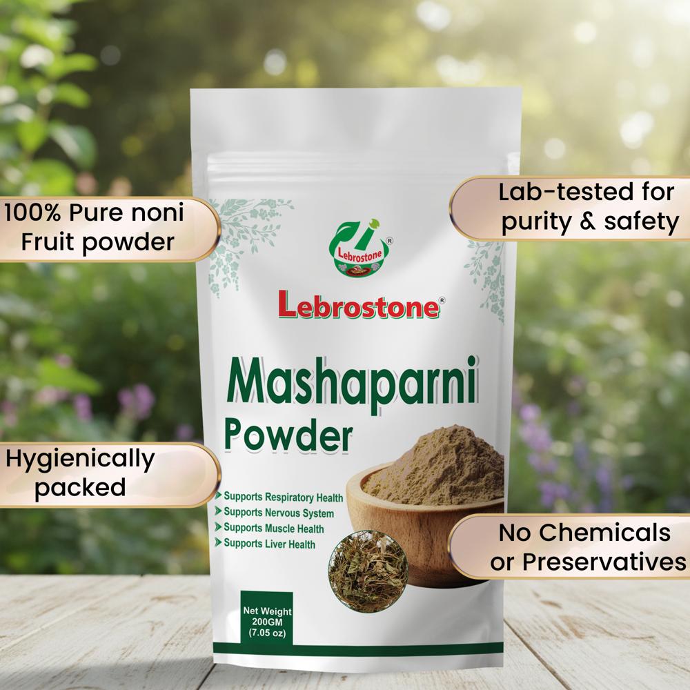 Lebrostone Mudgaparni Powder | Heart Health & Digestion Support | Antioxidant | Energy Booster| 200g