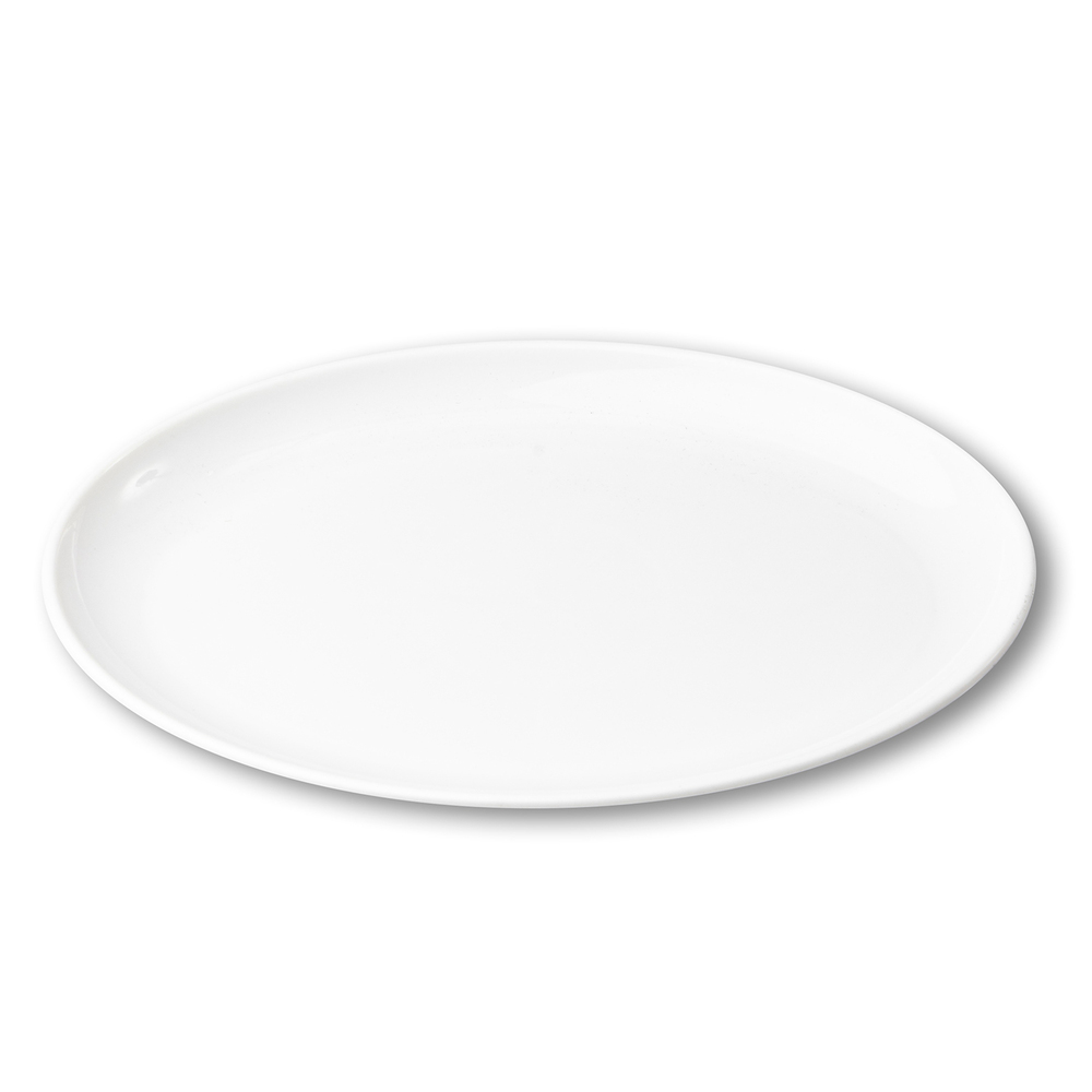 7 Inch Plastic Starter Plate - Color: White
