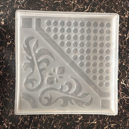Checker Tiles Flower Mould