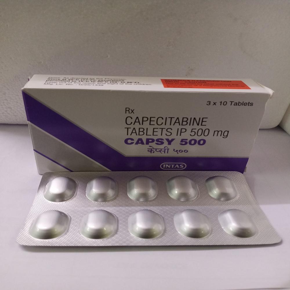 Capsy 500 Mg Capecitabine Tablet - Drug Type: Specific Drug