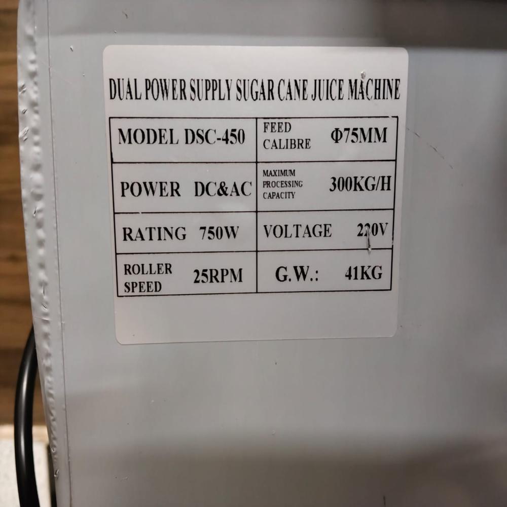 SUGARCANE JUICE MACHINE