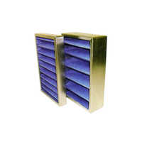 Air Panel Filter - Galvanized Steel Frame 20/25/50mm, White/blue Media | Washable, High Dust Holding, G4 Efficiency