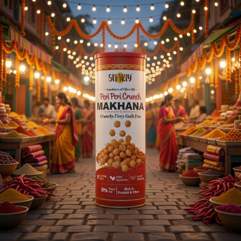 Snakiy Peri Peri Crunch 77gm Foxnut