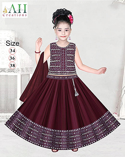 D No-17038-B Gown Choli