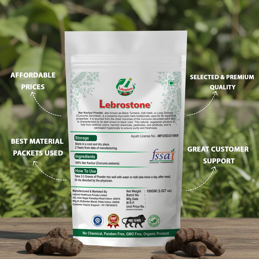 Lebrostone Nar Kachur Powder | Digestive Health | Immunity & Skin Support | Anti-Inflammatory| 100g