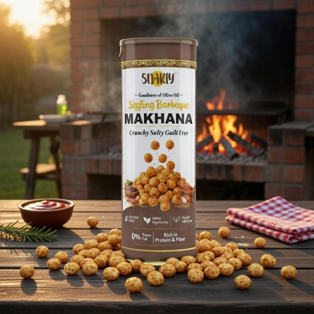 Snaiky Sizzling Barbeque Foxnut 77g