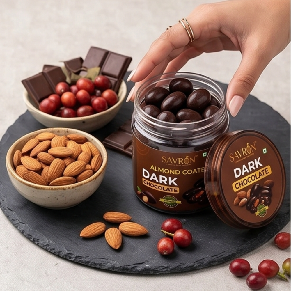 Noir Almonds Chocolate - Color: Chocolaty