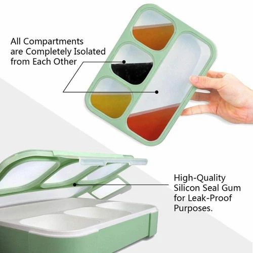 Compartment Food Grade Plastic Lunch Box
