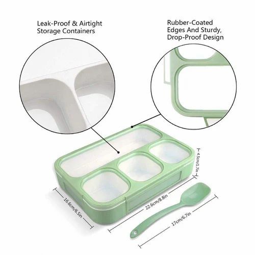 Compartment Food Grade Plastic Lunch Box