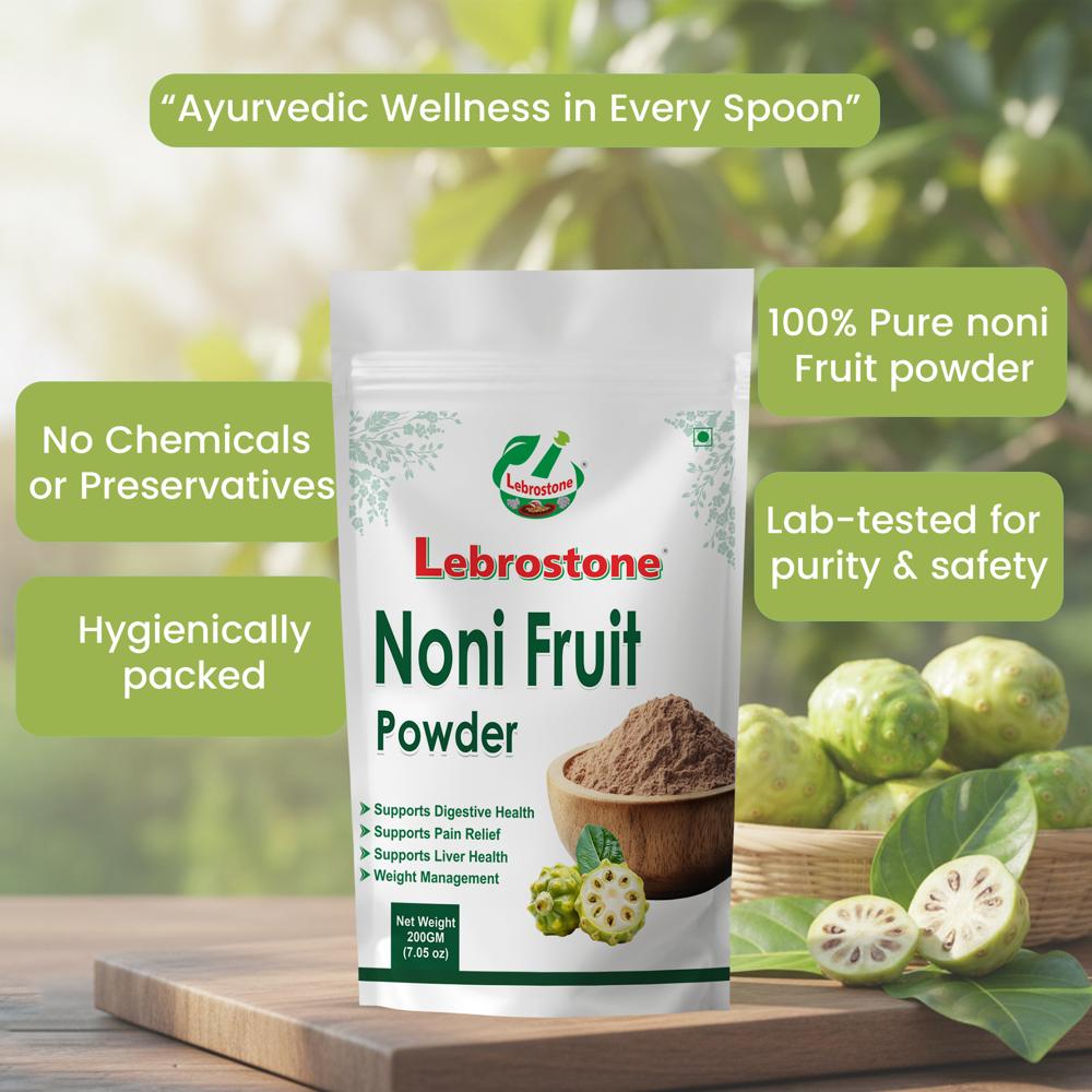 Lebrostone Noni Fruits Powder  Natural Immunity, Digestion & Wellness Support(200g)