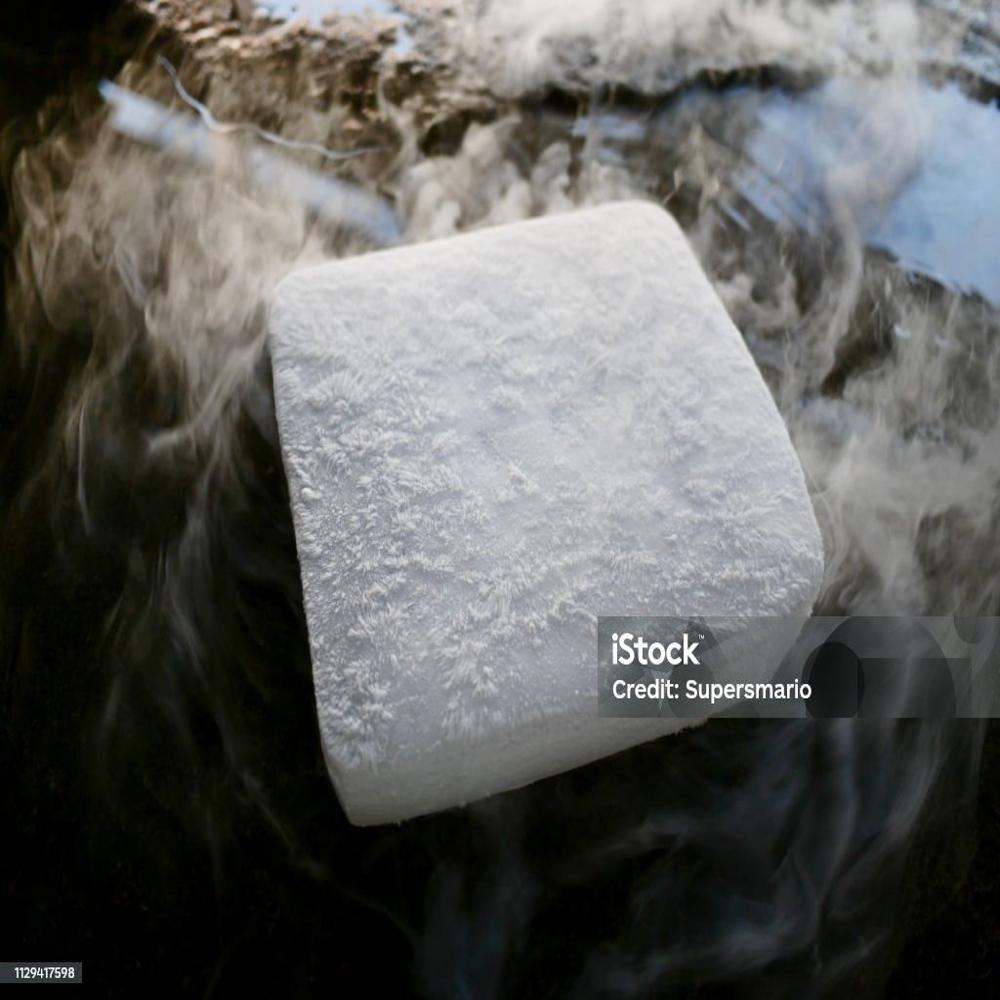 Dry ice