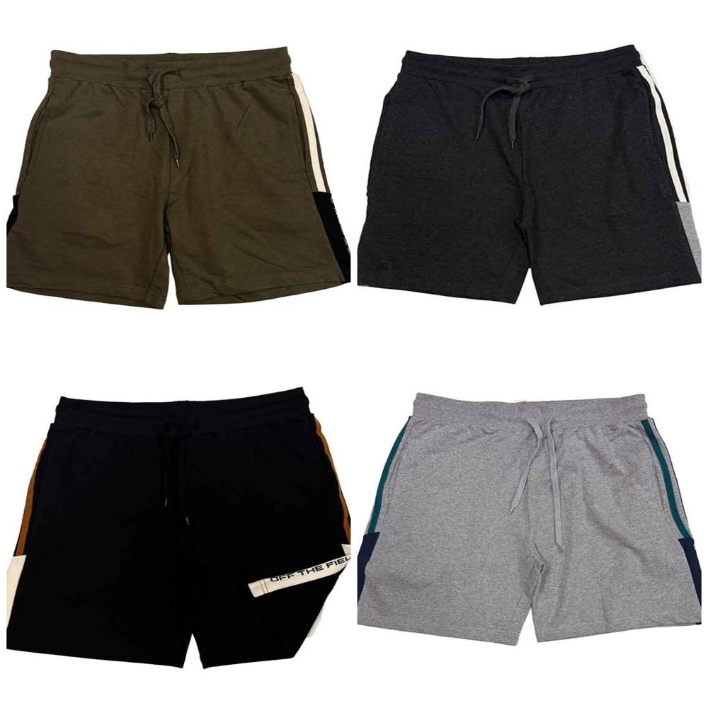 M11506 Mens French Terry Shorts With Side Panel