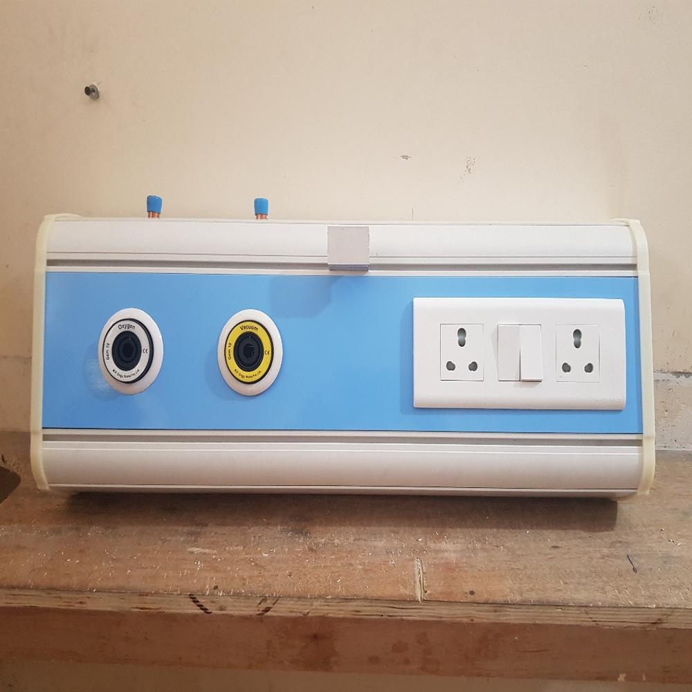 Hospital Bed Head Panel - Color: Blue