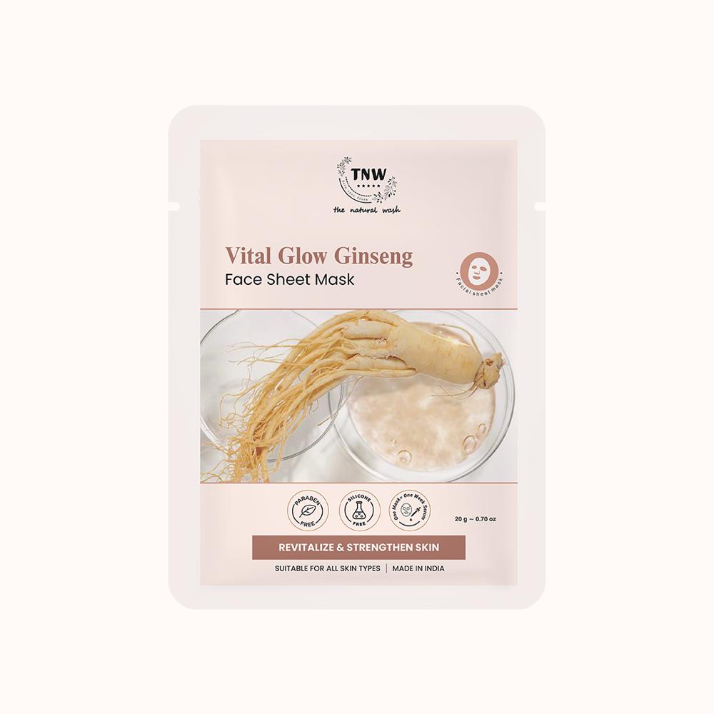 Vital Glow Ginseng Face Sheet Mask