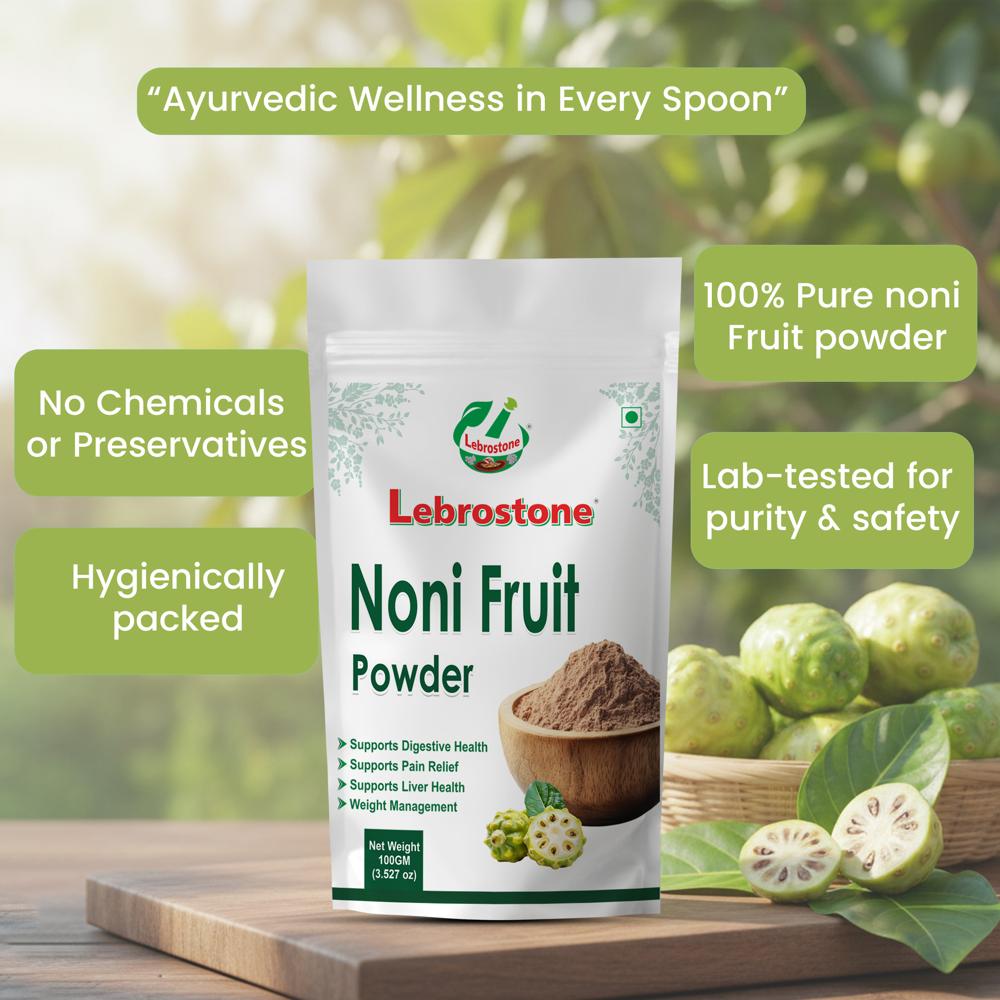 Lebrostone Noni Fruit Powder | Immunity & Digestion Support | Antioxidant | Energy Booster|100g