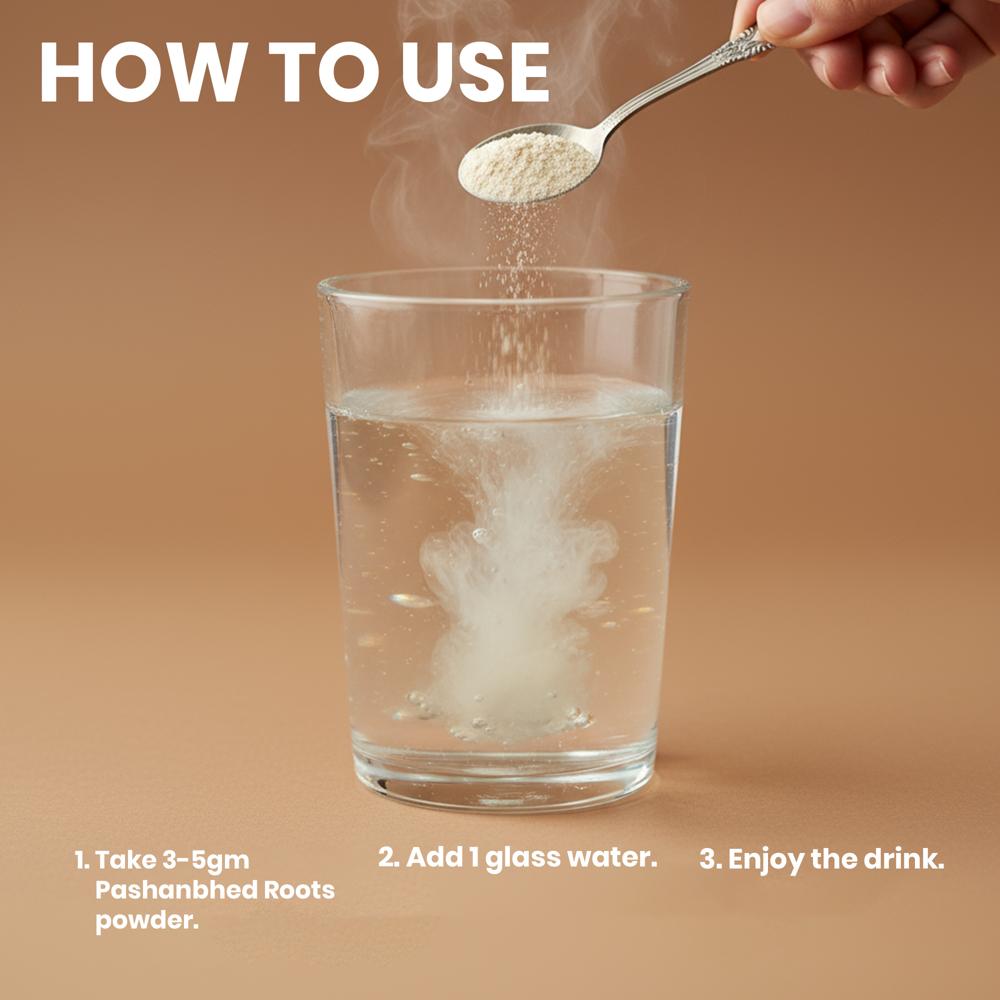 Lebrostone Pashanbhed Root Powder | Kidney Support | Detox & Digestive Health | Antioxidant| 100g