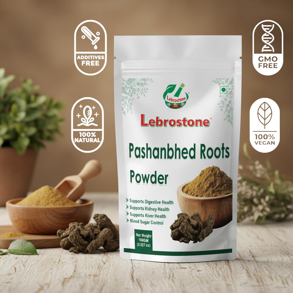 Lebrostone Pashanbhed Root Powder | Kidney Support | Detox & Digestive Health | Antioxidant| 100g